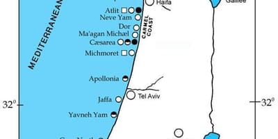 Bản đồ của israel cổng